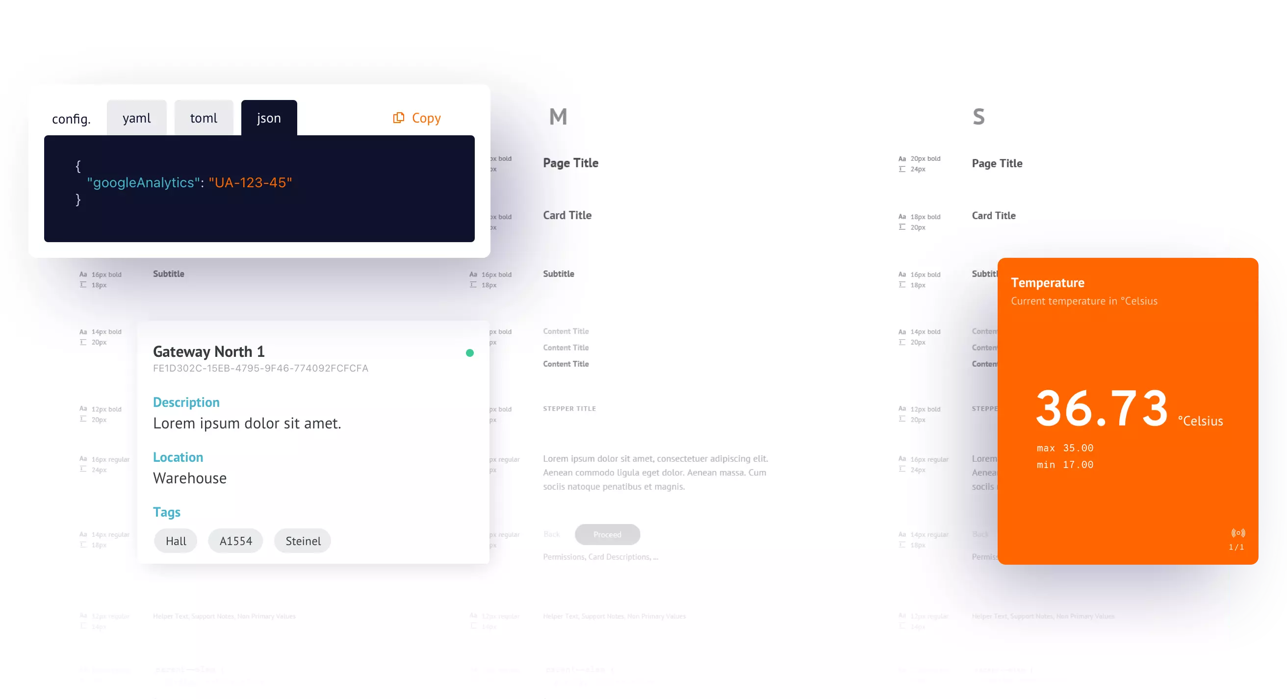 Osram Lightelligence design system components and foundation